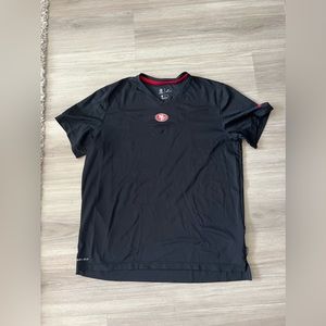 Black Nike 49ers tshirt xl black